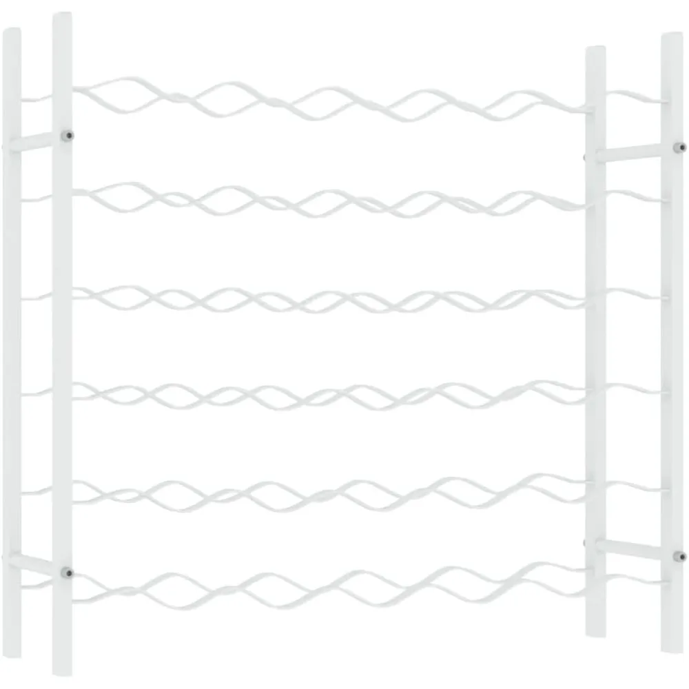 

Wine Rack for 36 Bottles White Metal Furniture,Cabinets & Storage,Wine Racks