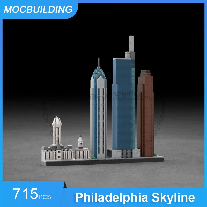

Строительные блоки MOC, философия, горизонт, архитектура, модель дисплея, сделай сам, сборка кирпичей, креативные развивающие игрушки, подарки, 715 шт.