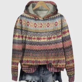 

Новый женский трикотаж с капюшоном, цветная блузка, свободный крой, модный свитер, удобный нейлоновый материал, Thi на осень