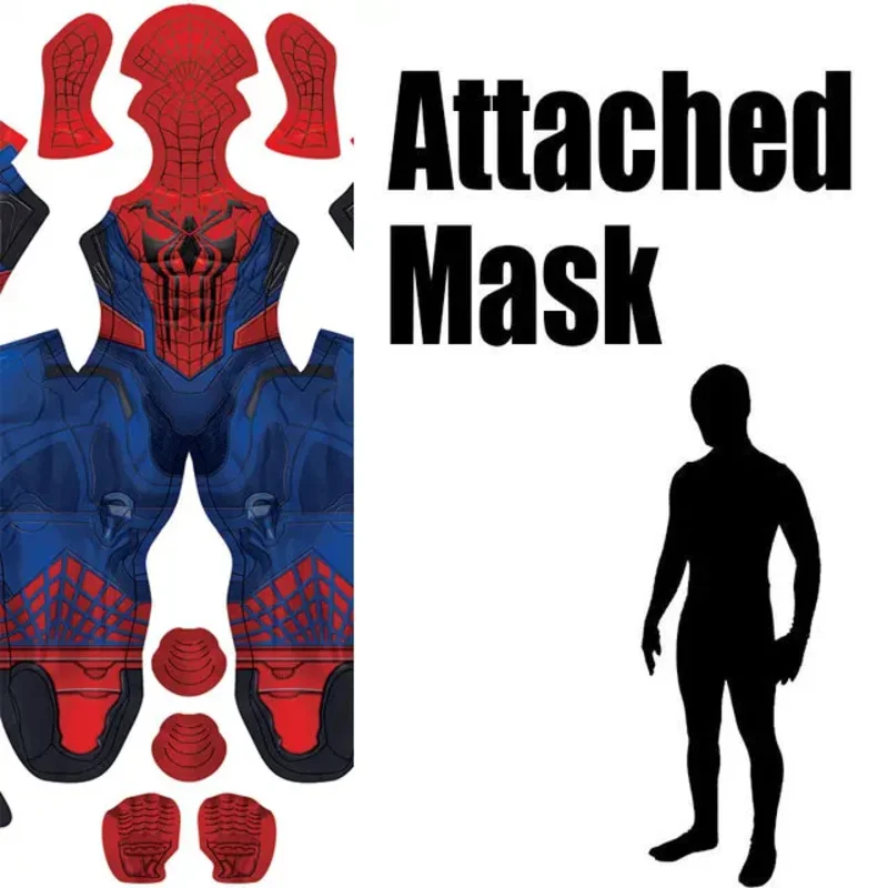 AD1 Halloween Rivals Spider Cosplay traje Zentai mono hombres niños Spiderman fiesta monos 5 @ rD ~