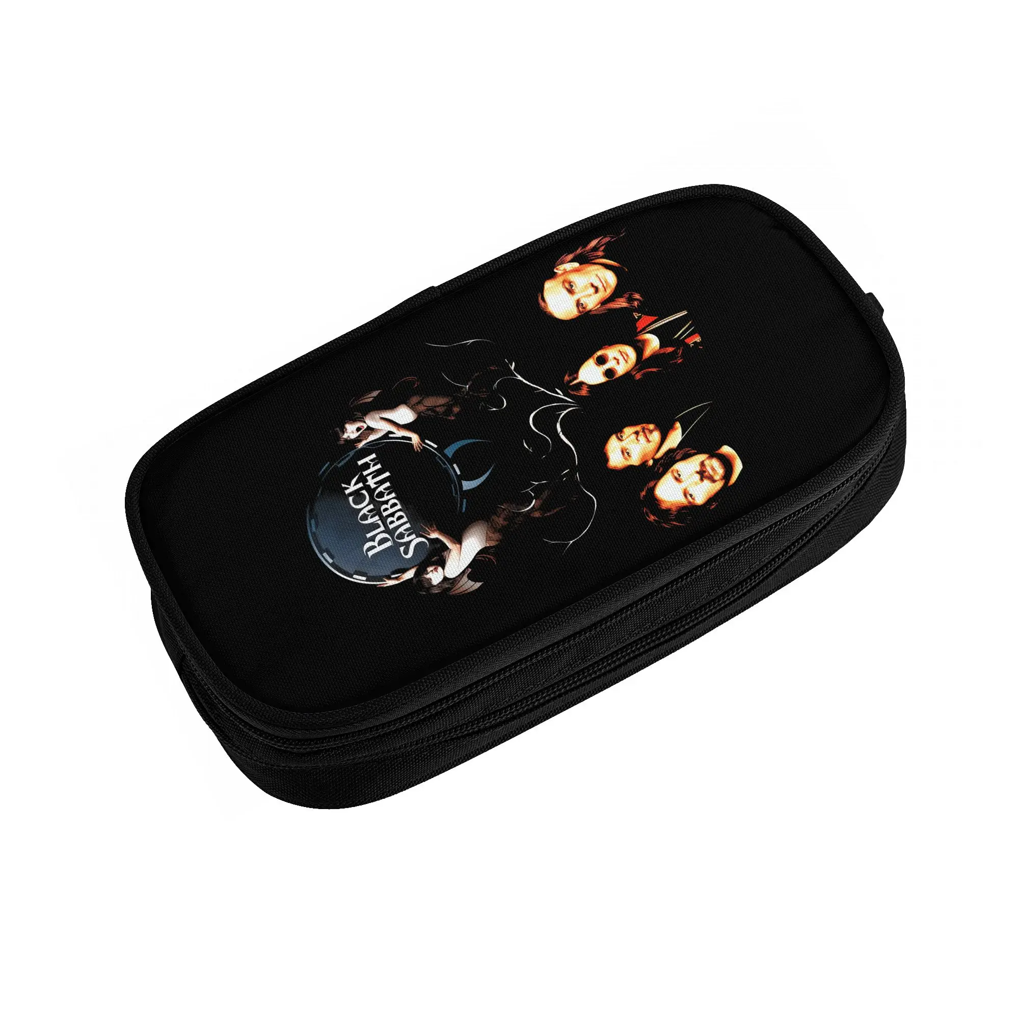 Black Sabbath English Heavy Metal Band  Cute Pencil Cases Girl Boy Large Capacity  Pencil Pouch School Accessories