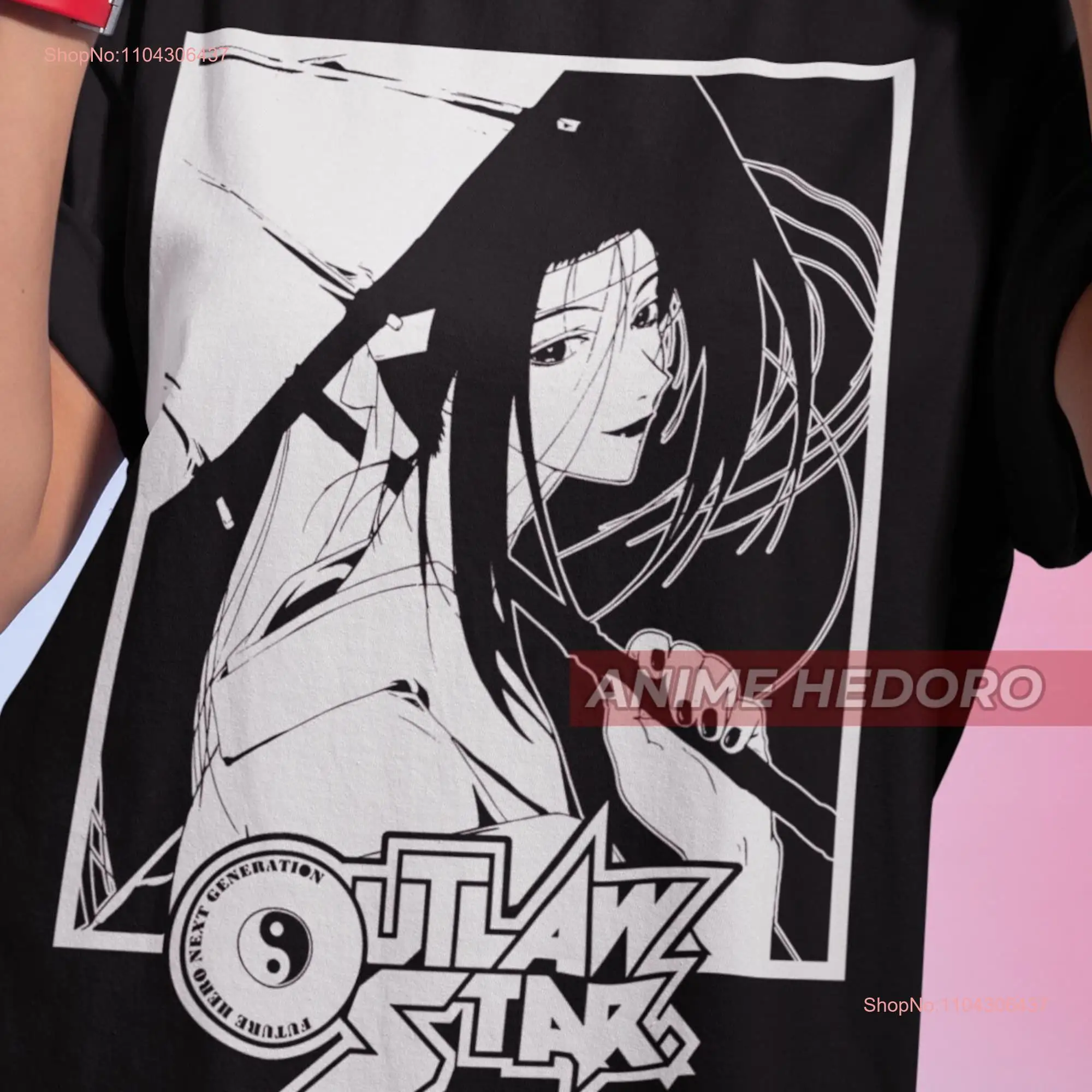 Outlaw Star Suzuka 90s Retro Anime T Shirt Manga Waifu long or short sleeves