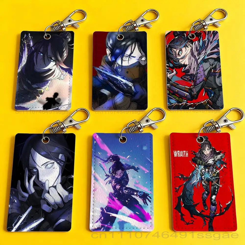 Cool A-APEX Wraith Badge Holder Keychain For Bank Business Work Card Holder Student Card Protective Case Bus Card