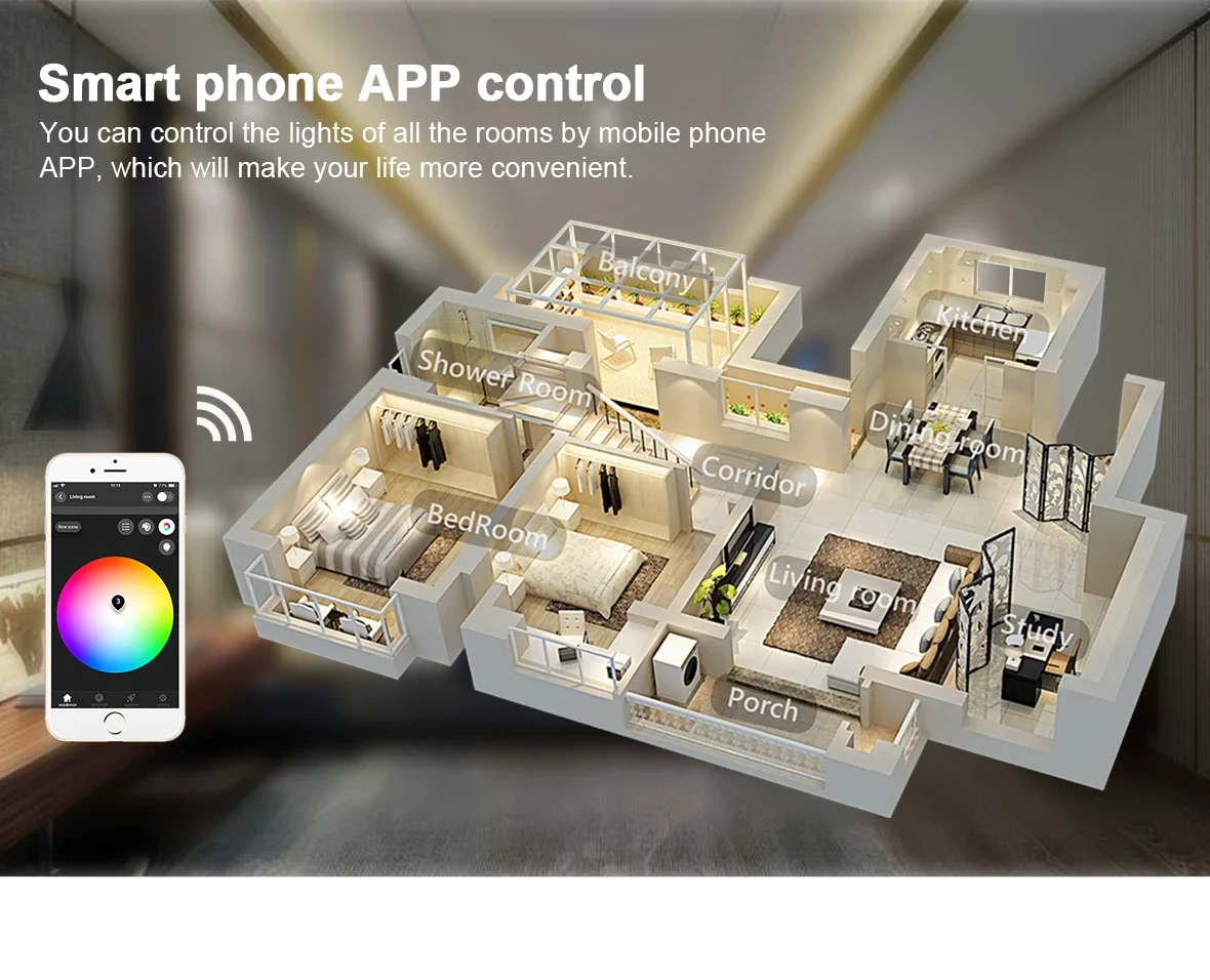 GLEDOPTO ZigBee  4W RGBCCT LED Candle Bulb CCT WWCW Brightness Adjustable  APP Voice Control Hub Required