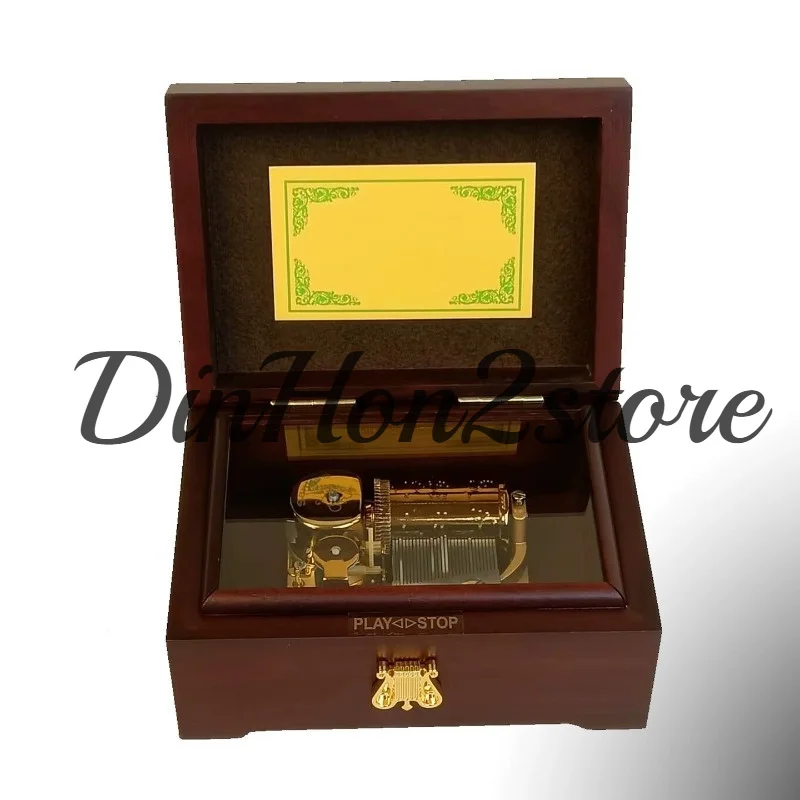 30 Tone Walnut Music Box Girls Birthday Gift Friends Valentine's Day