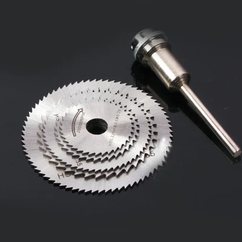 6 Chiếc 22-44Mm HSS Hình Tròn Lưỡi Cưa Gỗ Nhựa Đĩa Cắt Kim Loại Gỗ Cắt Thấy Quyền Lực dụng Cụ Xoay