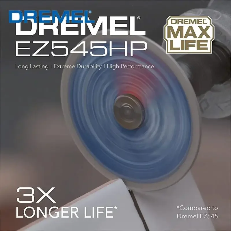 Imagem -04 - Dremel Max Life Series Acessórios de Ferramenta Rotativa Ez545hp Ez506hp Roda de Corte de Diamante e Broca de Escultura de Rebarba Rotativa de Carboneto de Tungstênio