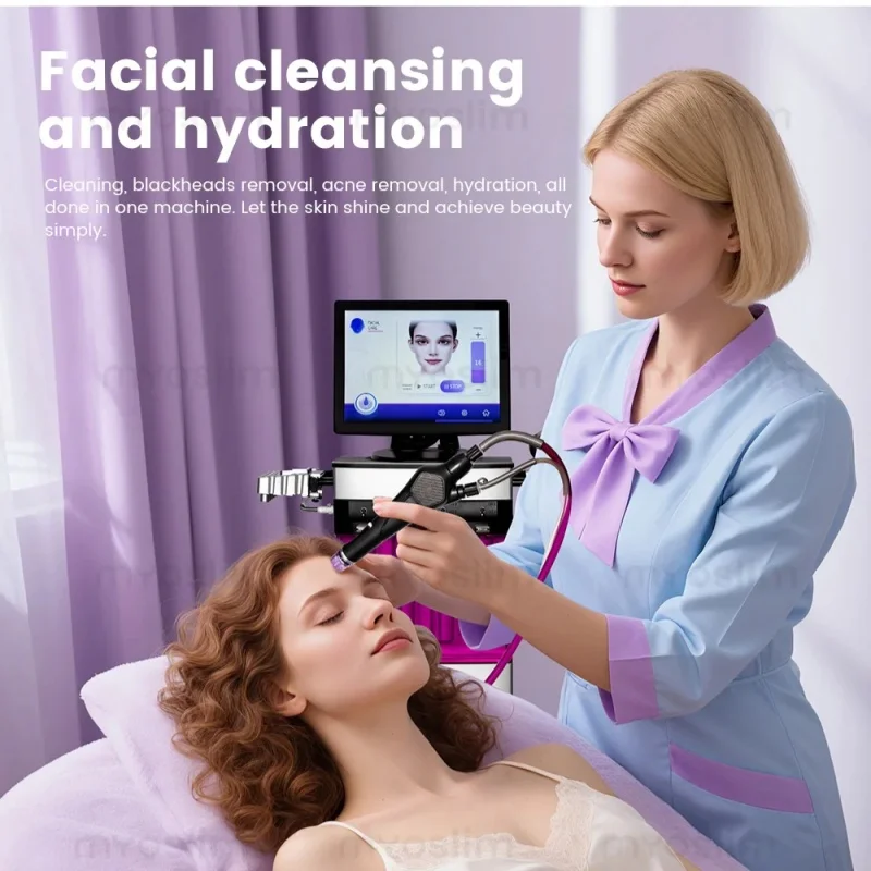 

Hydra Dermabrasion Peel Skin Care Water Peeling Face Tightening Facial Deep Cleansing Oxygen Hydro Machine For Spa Salon