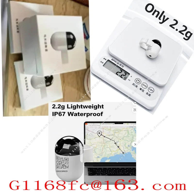 10pcs Mini Real-Time GPS  Locator Waterproof Pigeon Ring 4G Network GSM Android IOS Trajectory Locator Made Durable Plastic LBS