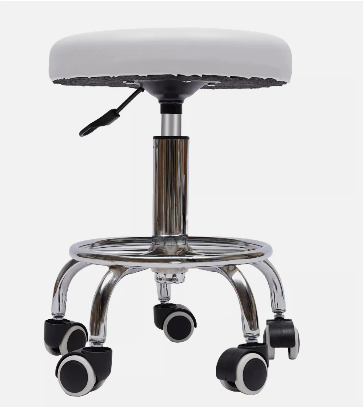 

Customizable Hydraulic Rolling Stool Work Shop Seat Chair Adjustable Swivel Tool Garage