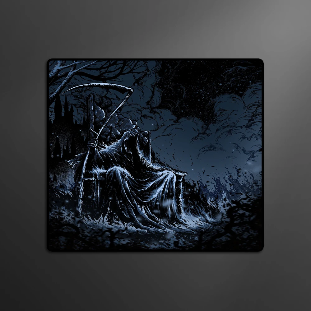 Grim Reaper Mouse Pad 45x40CM High Elastic Non-slip Bottom Gaming Mouse Mat Gamer E-Sports Speed Mousepad Premium Keyboard Pads