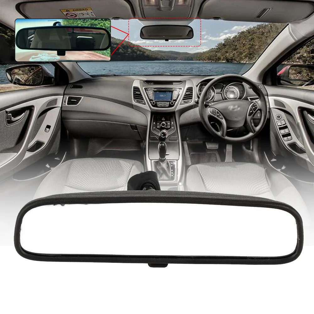 Black Mirror Inside Interior Rear View For Hyundai Santa Fe Sonata Elantra Veloster For Kia- Optima- Rio 85101-3X100 851013X100
