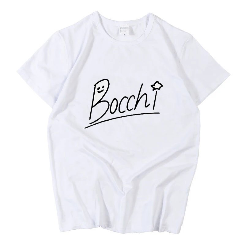 BOCCHI-T-shirt à Manches Courtes en Coton pour Homme, Costume Cosplay, Hitori Bocchi, The Rock, Nouvelle Collection