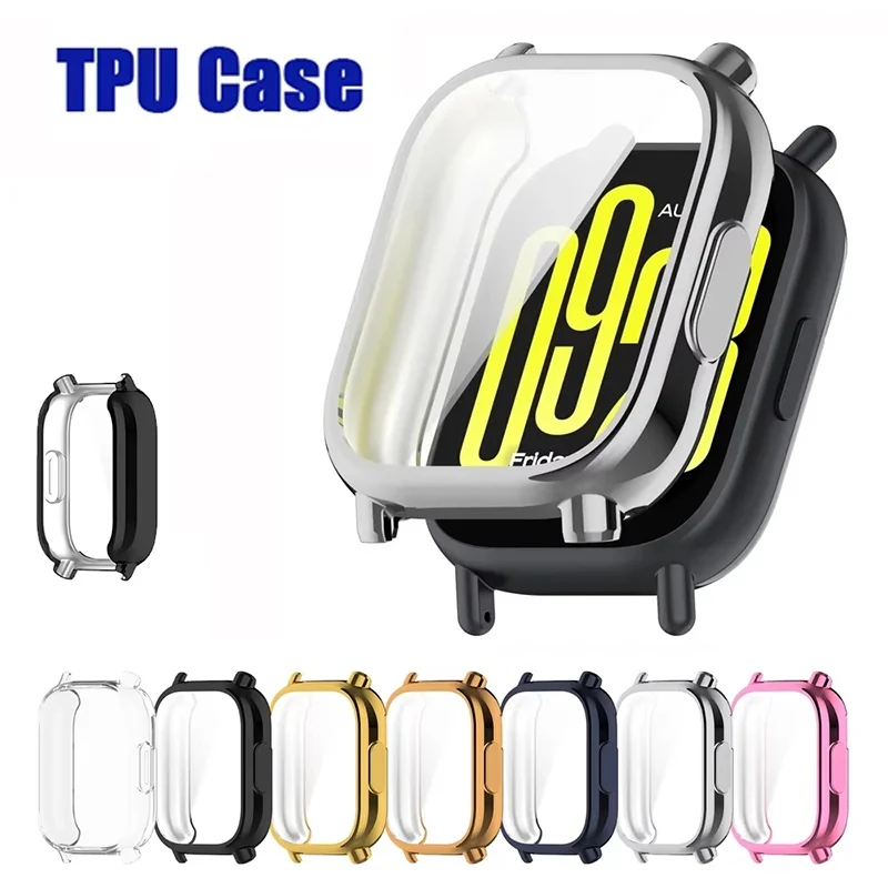 

TPU Protective Case For Redmi Watch 5 Smart Watch Screen Protector Bumper For Xiaomi Redmi Watch 5 Lite/Active Cover Accessories