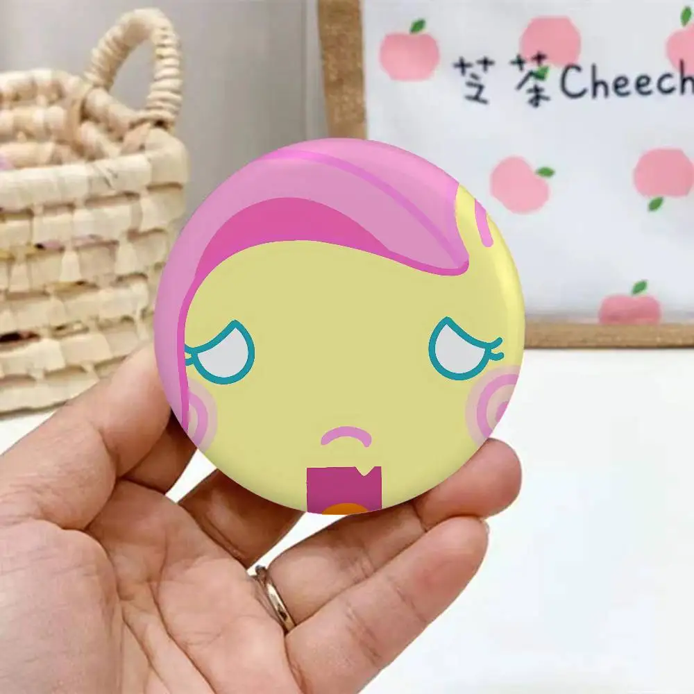 M-My Little Pony Emaille-Pins, handgefertigte runde Brosche, L Killer Yagami Light Cosplay-Abzeichen, Rucksäcke, Schmuck, Geschenke – Detail 7