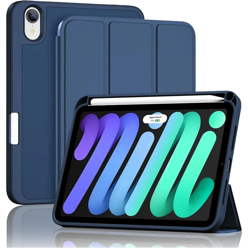 Smart Case for iPad Mini 7 A17 Pro 2024 Mini 6 8.3