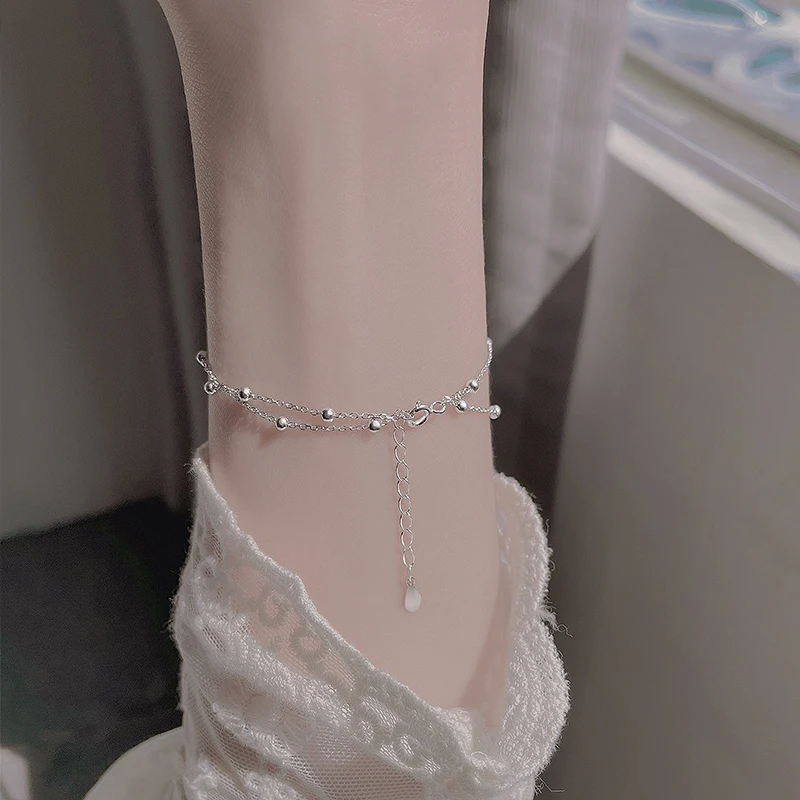 

Sterling silver double-layer five-pointed star bracelet women's light luxury niche design exquisite jewelry