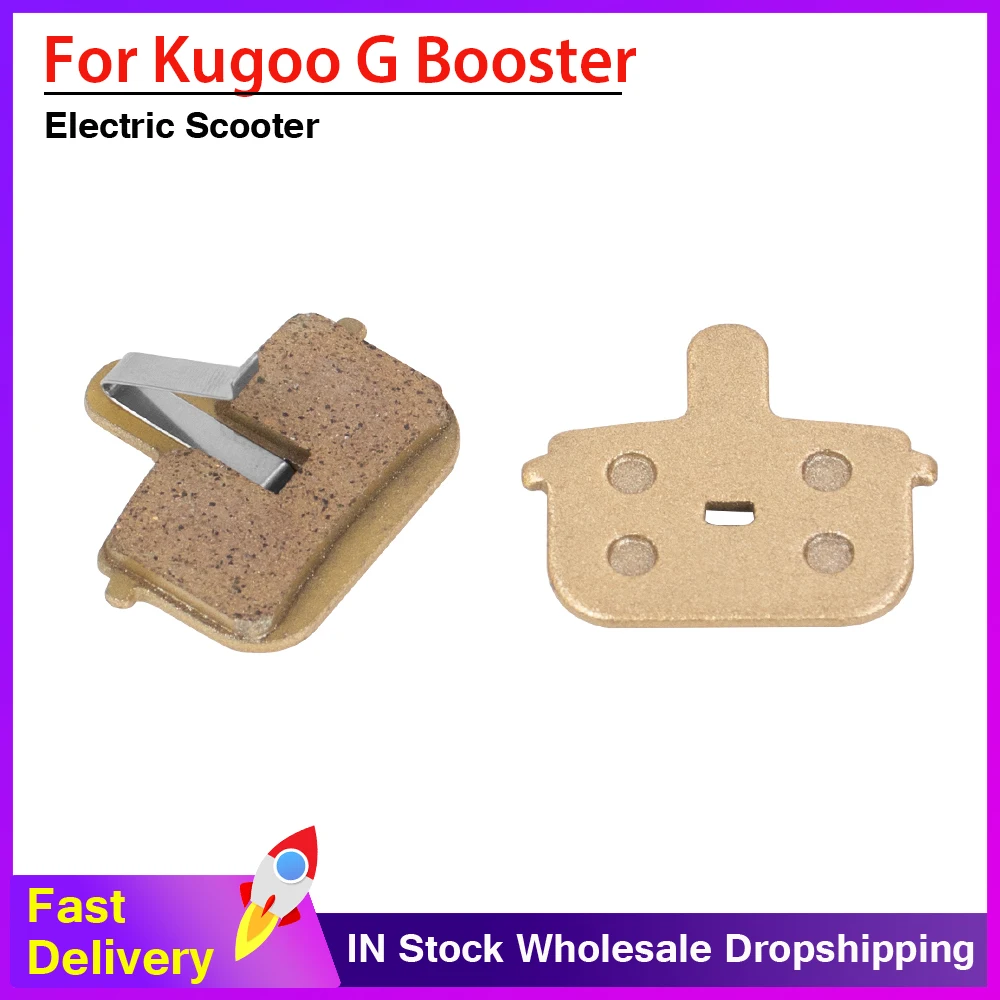 Semi Metal Disc Brake Pads for Kugoo G Booster Electric Scooter Rectangular Hollow Brake Calipers Cycling Parts