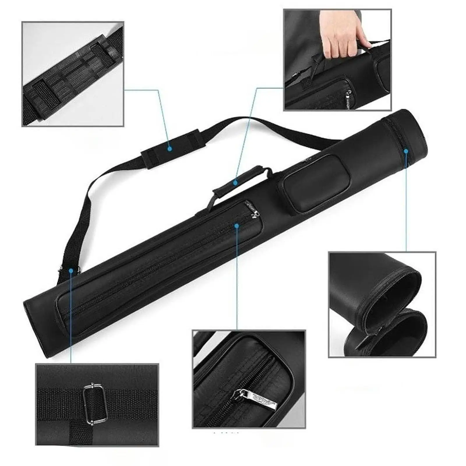 

Чехол для бильярдного кия, органайзер, органайзер, протектор, регулируемый