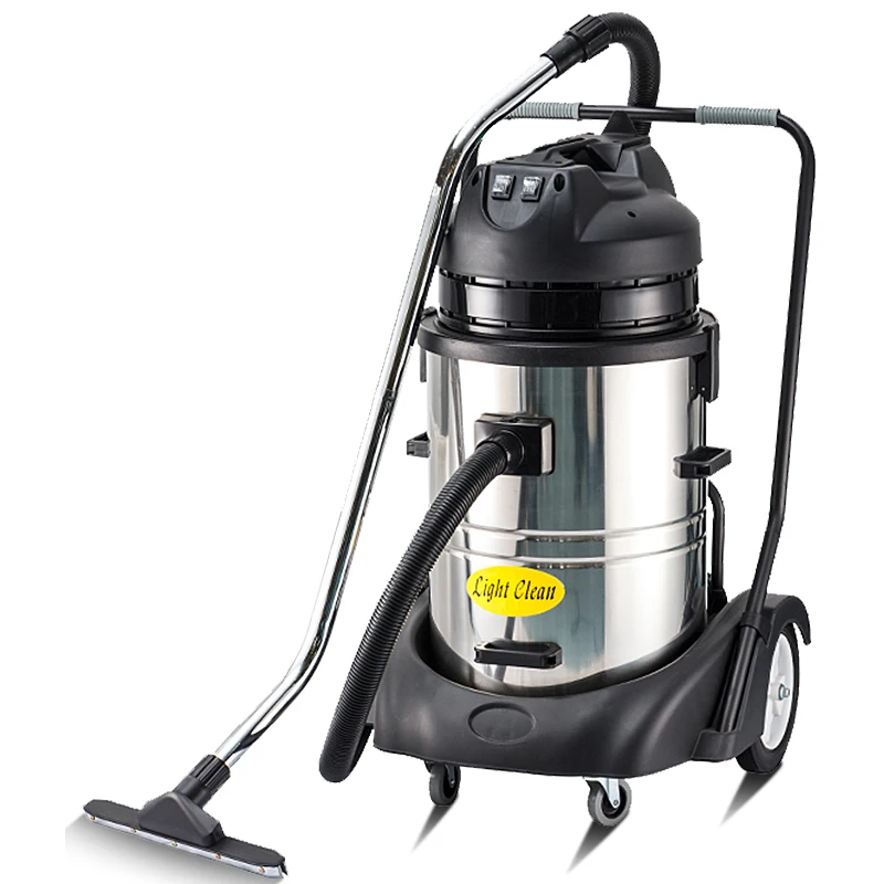 

Powerful and High-power Industrial Vacuum Cleaner 2000W Wet and Dry Car Wash Hotel Cleaning Equipment Auto Scrubber 60L