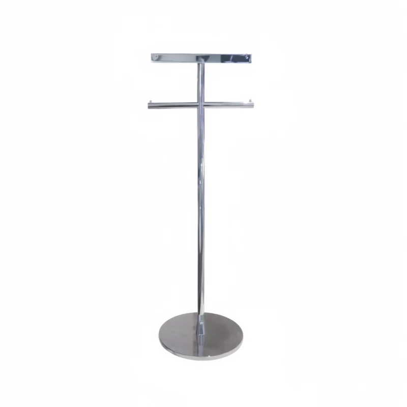 YH63SD Floor-standing Paper Towel Holder With All-Copper Chrome Frame