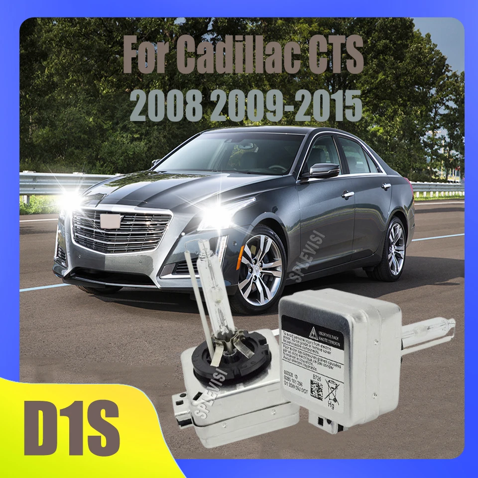 

D1S 6000K HID Headlight Bulb Operates flawlessly from −40℃ to +80℃ For Cadillac CTS 2008 2009 2010 2011 2012 2013 2014 2015