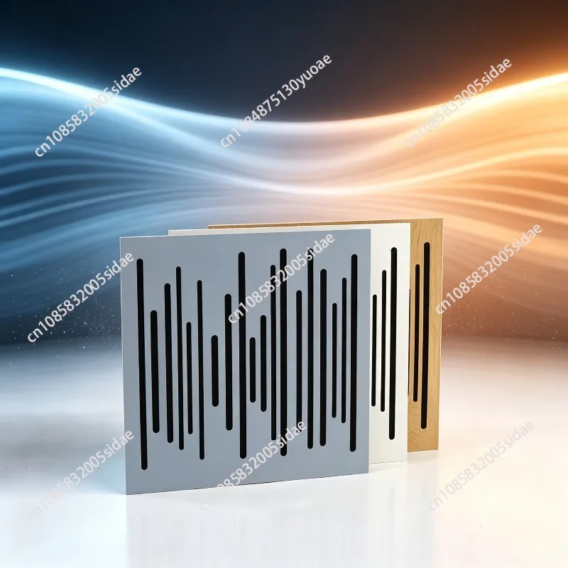 1PCS Wooden Absorbent Panel Diffusion Panel HIFI Listening Music Studio, Reducing Echo Reverb Acoustics