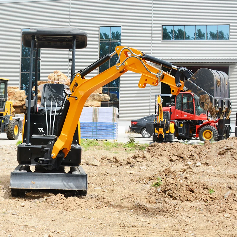 

Hot Sale 1.2 Ton Customizable Mini Excavator With Strong Motor Engine OKW12 Mini Crawler Earth Digger