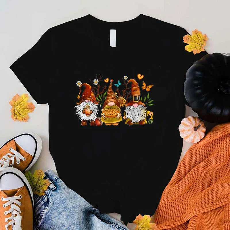 Gorąca jesienna koszulka z napisem T-Shirt z nadrukiem kobiet z krótkim rękawem Street Casual, letnia koszulka z osobowością (koszulka Premium)