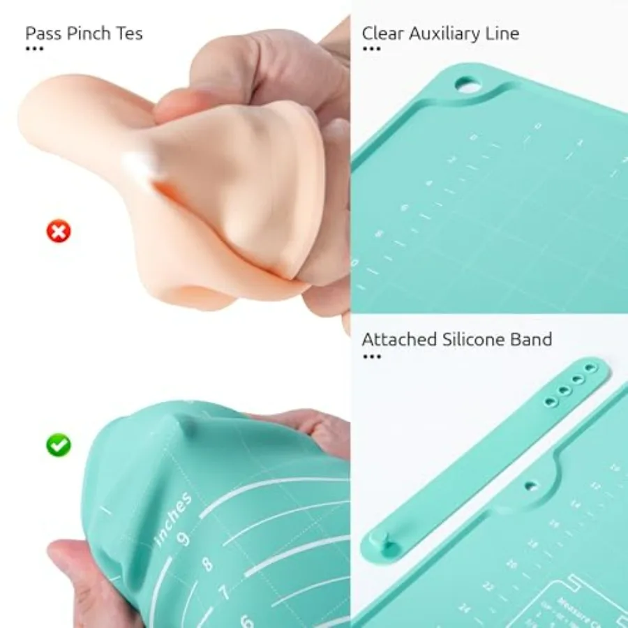 حصيرة معجنات كبيرة من السيليكون السائل مقاس 28 × 20 بوصة وحاويات تخزين صغيرة 3 أونصة 6 أونصة صندوق فريزر من السيليكون السائل بدرجة الطعام