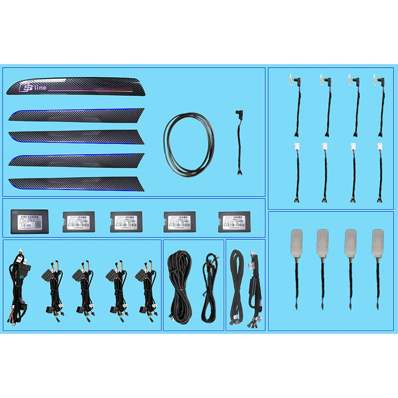 

LED Ambient Light for audi A4 B8 A5 Q5 2009-2016 Carbon Fiber Original Car 21 Color Ambient Light