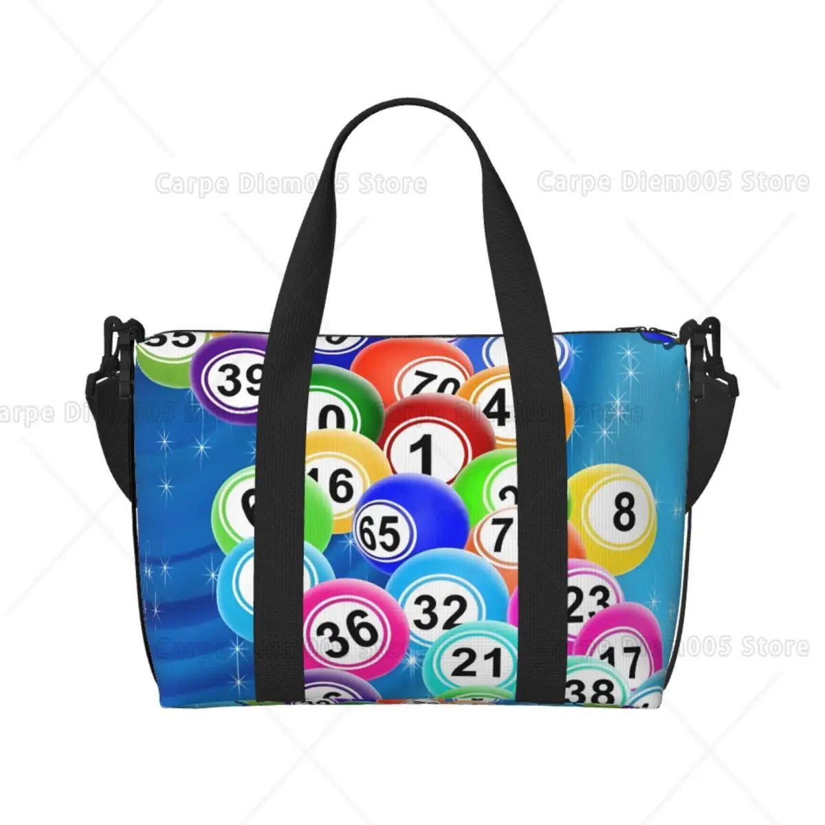 

Bingo Lovers Tote Bags Women Men Large Capacity Gym Sports Beach Travel Bags Duffle Bag Carry on Luggage Crossbag