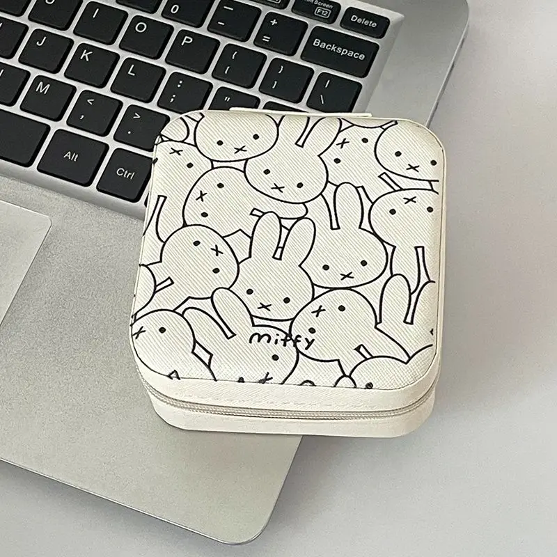 Kawaii Miffy Portable Jewelry Box Organizer