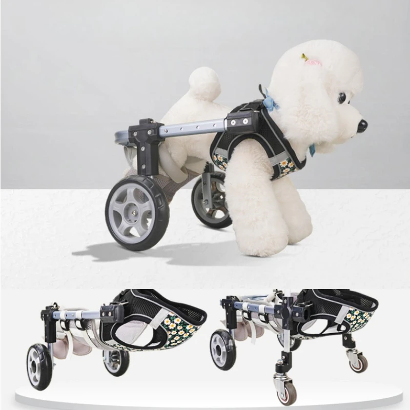 

Lightweight Dog Wheelchair for Back Legs Hind Limb Paralysis Rehabilitation Wheelchair for Dogs Auxiliary Support Disabled Pets