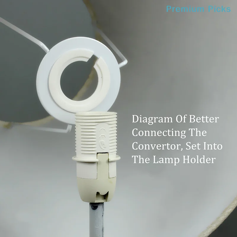 portable10Pcs E27 To E14 Lampshade Lamp Light Shades Socket Reducing Ring Adapter Washer E27 to E14 lamp head ring