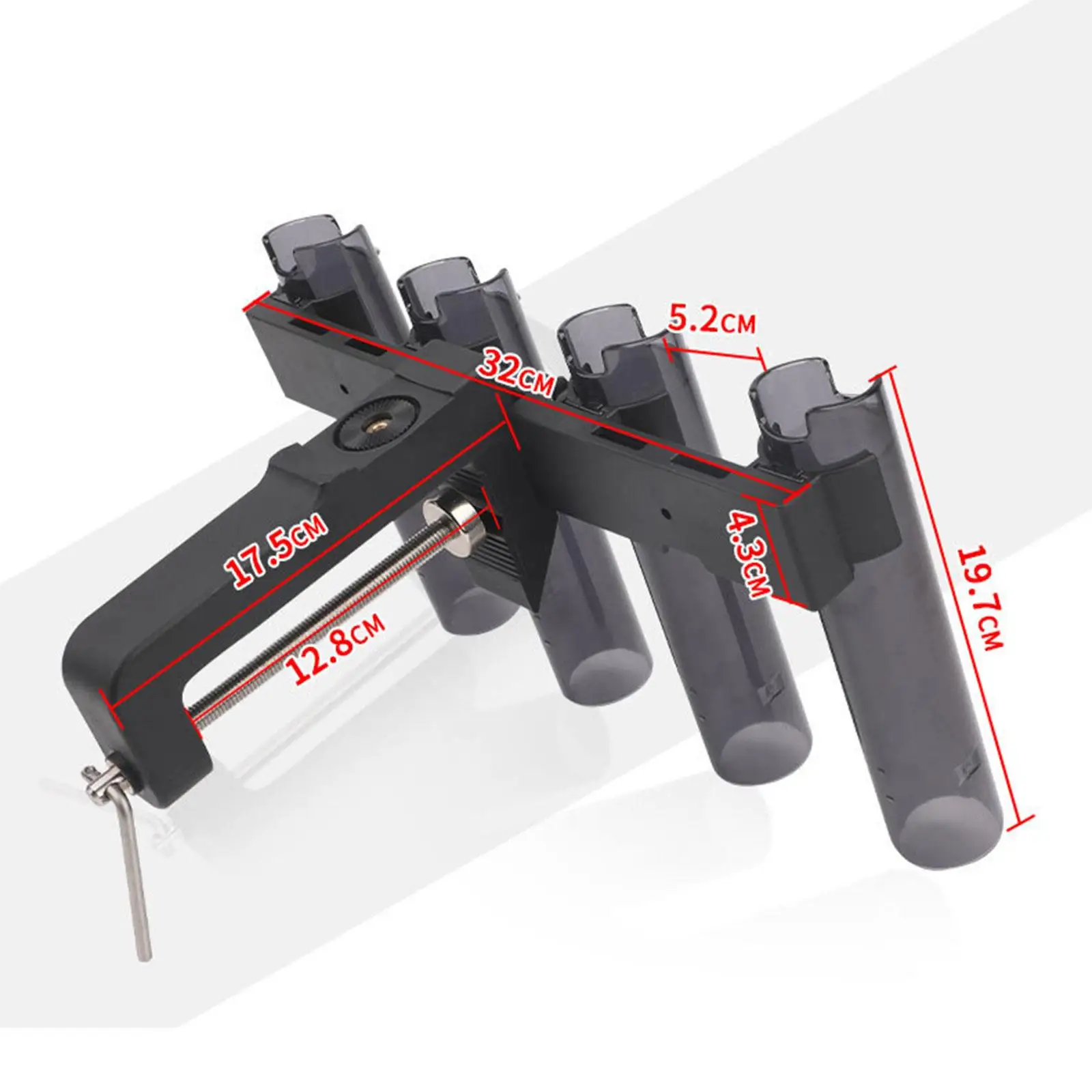 Angelrute Halter Angelrute Ständer Einstellbare Abnehmbare Angelrute Rack Angelrute Halter für RV Ausrüstung