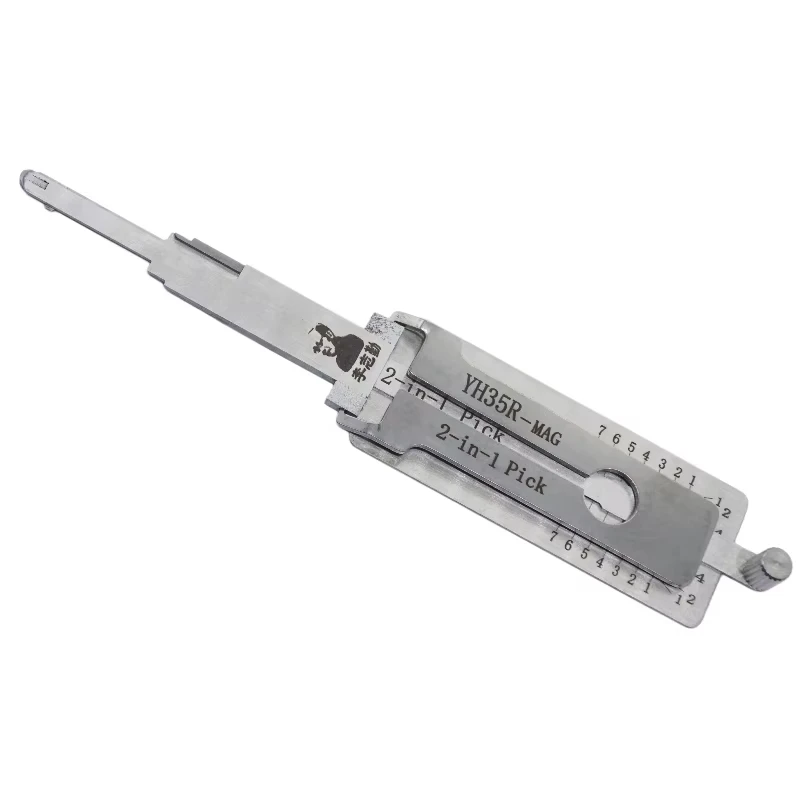 Original Lishi YH35R-MAG 2-in-1 Schlosserwerkzeug Schlossöffner & Decoder Flachfräser für Yamaha Motorradmodelle – Detail 1