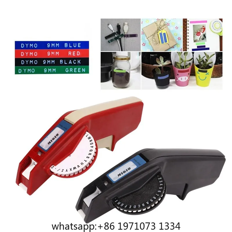 Embossing Label Maker Clear Number Letter One Hand   ABS Label Making Embosser for Label Maker