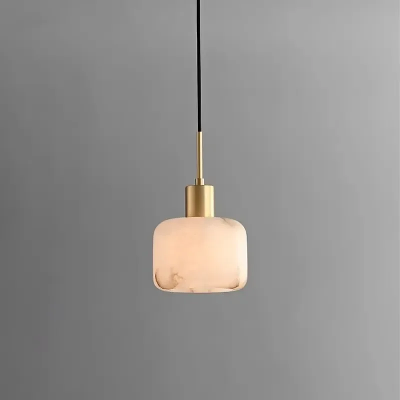 Simple luxury bedroom chandelier, Nordic style restaurant marble chandelier design, suitable for master bedroom bedside
