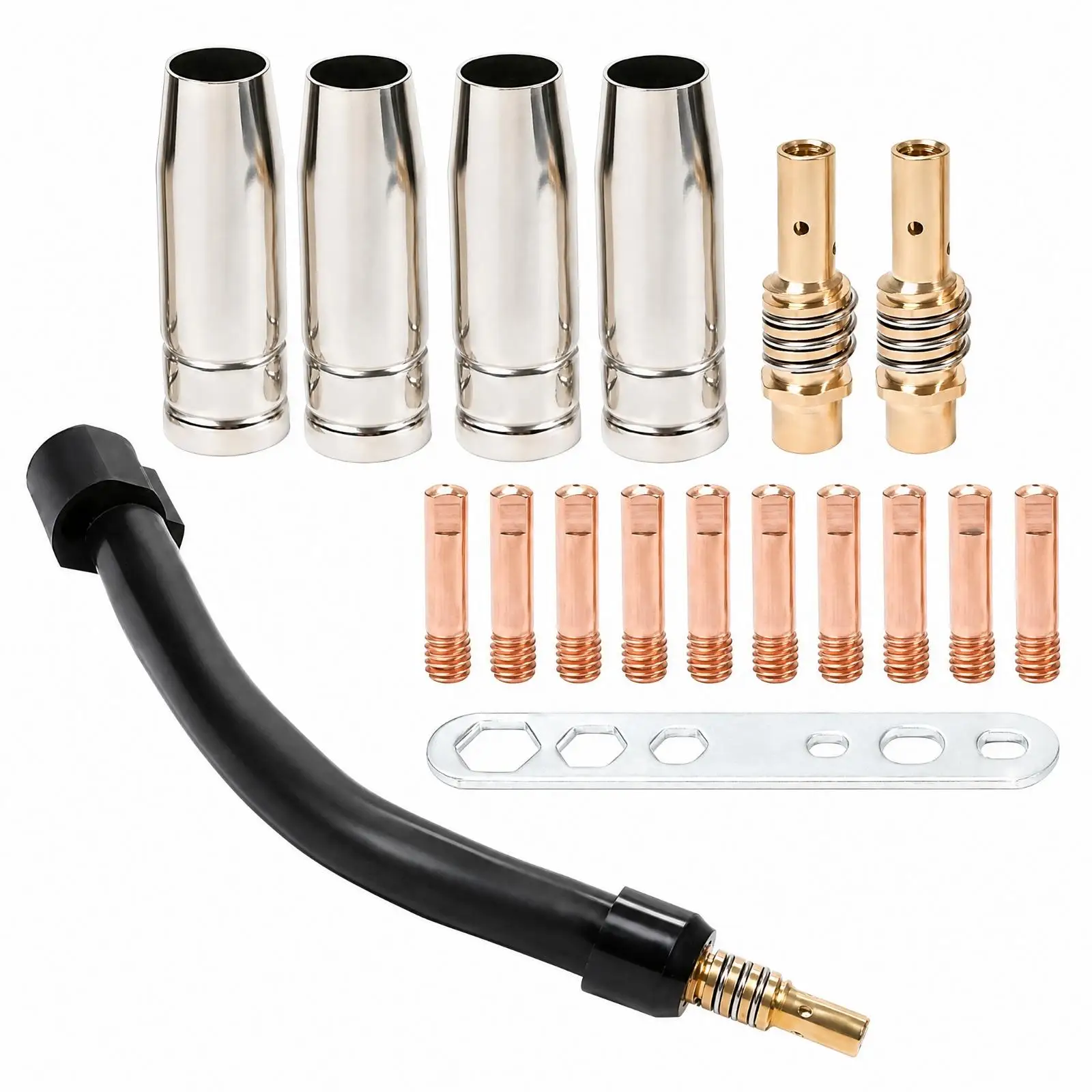 MB15AK MIG/MIG Brazing Torch Accessory Parts Bundle Resistant Touchpoint Tip