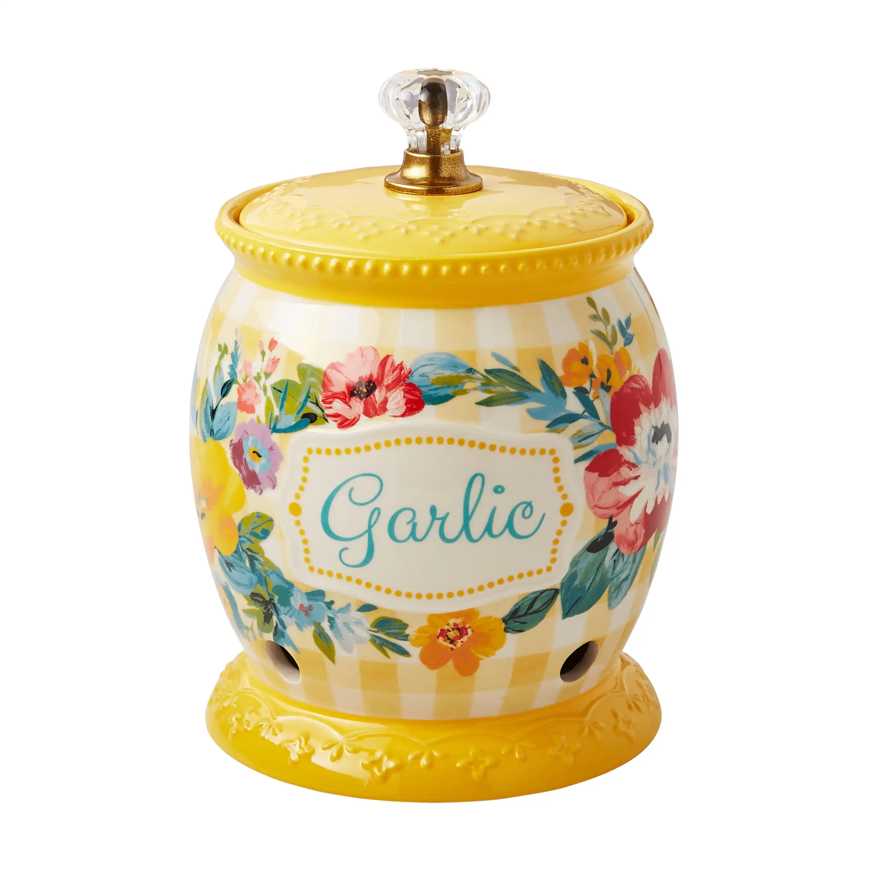 

Керамический держатель чеснока Sweet Romance с крышкой