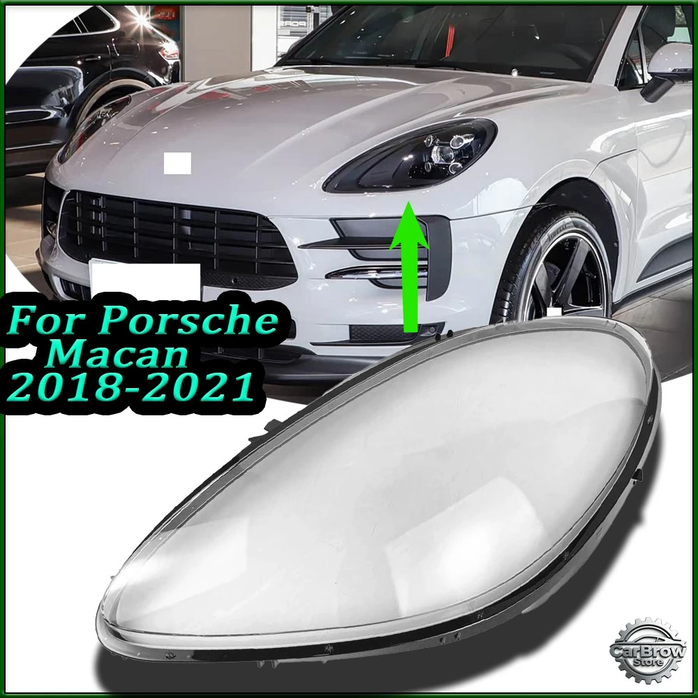 

Headlamp Lens Glass Replace For Porsche Macan 2018 19 20 2021 Car Headlight Shell Headlamp Cover Lamp Shade