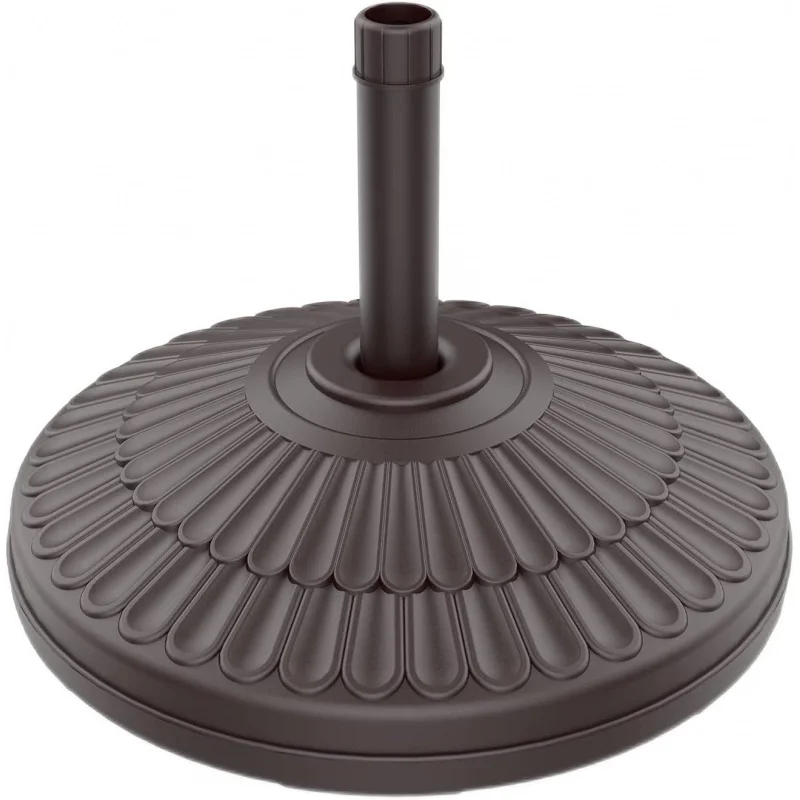 wikiwiki 80 Lbs Weighted Patio Umbrella Base, Free Standing Heavy Duty Base  Sand Filled Plastic