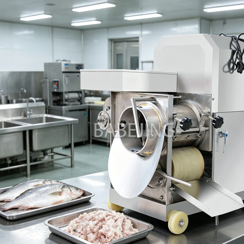 Stainless Steel Shrimp Meat Peeler High-Quality Fish Bone Separator Efficient Fish Meat And Bone Separator for Kitchen