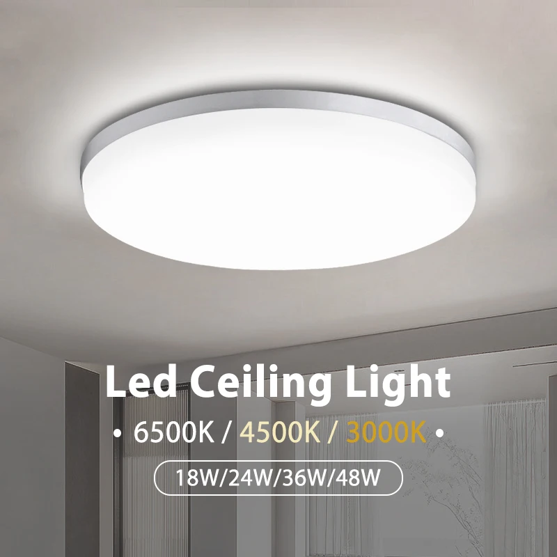 LED Ceiling Light Bedroom Light Neutral White Cool White Warm White 48W 36W 24W 18W LED Ceiling Light For Home Stairs Hallway