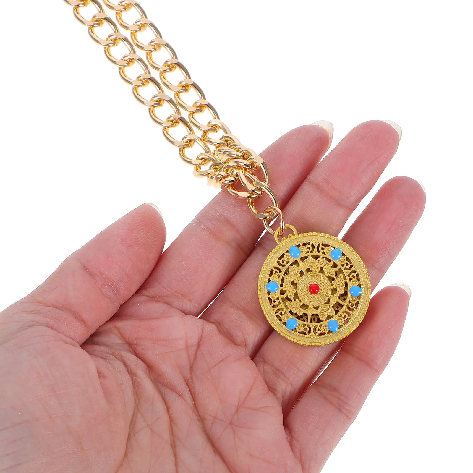 

Chinese Style Pet Necklace Metal Longevity Lock Pendant for Cats Dogs Adjustable Festival Collar Jewelry Gift