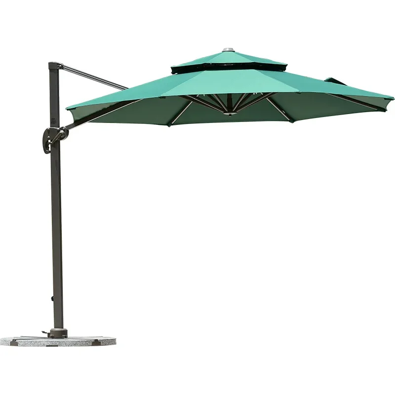 Large Patio Umbrella Oversized Outdoor Sunshade Umbrella for Villa Garden, Street Stall & Terrace (Including Base)