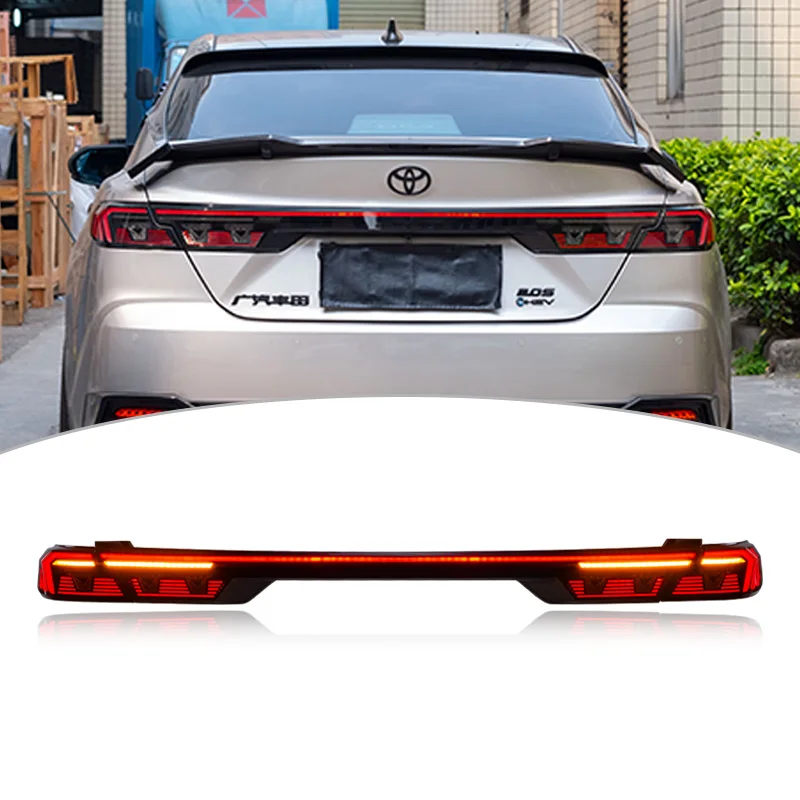 

Заводские задние фонари 9th Camry для Toyota Camry 2024-2025, светодиодные задние фонари, пара заднего фонаря в сборе
