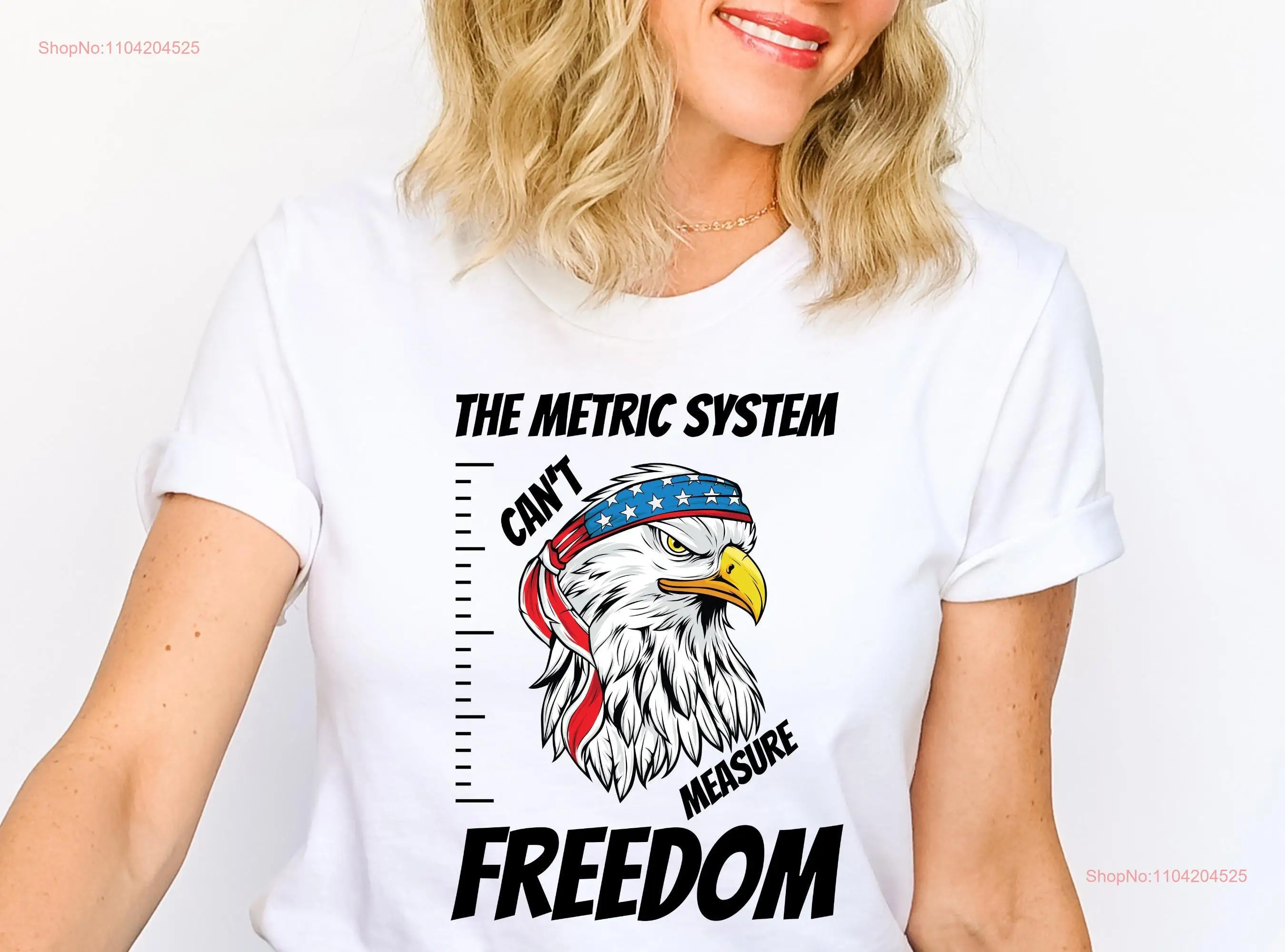 The Metric System Can t Measure Fredom Donald Trumpy Shirt Patriotic SweaT MAGA Great Funny cute bbq JD make America USA