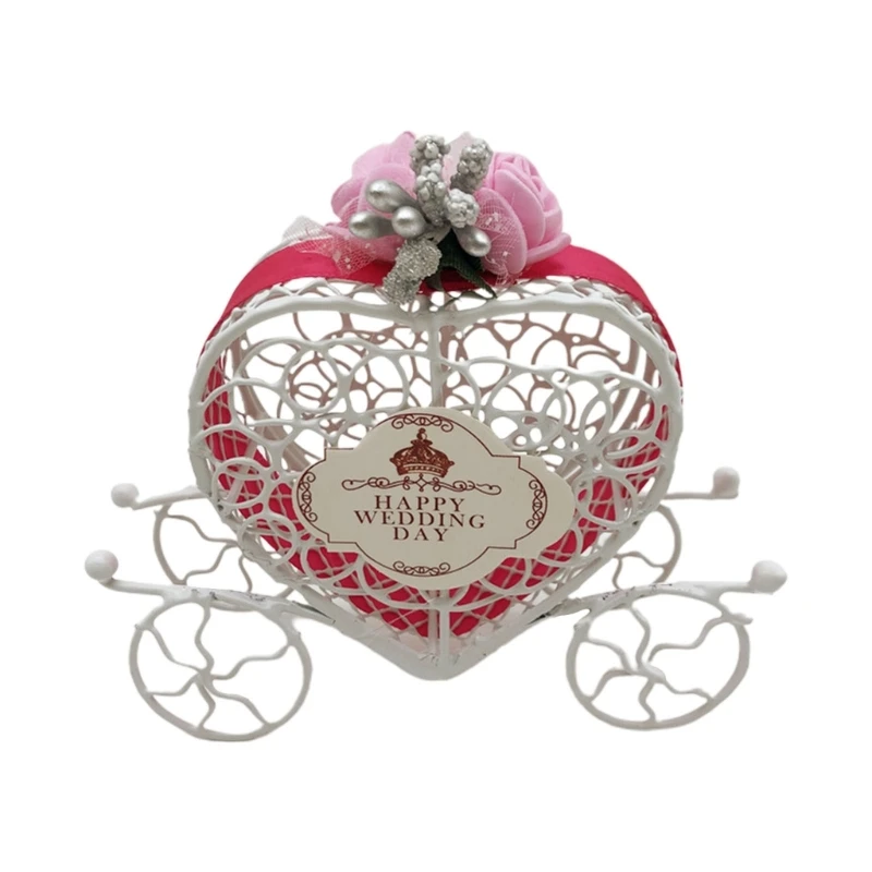 Fairy-tale Carriage Wedding Favor Heart Candy Box Love Theme Candy Packagings Dropship